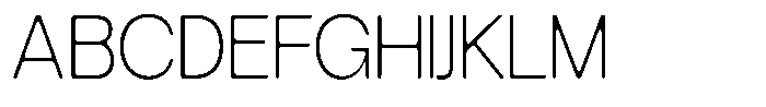 Degitan Soft Extra Light Condensed Font UPPERCASE
