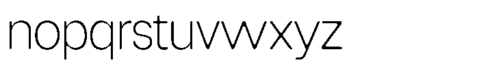 Degitan Soft Extra Light Condensed Font LOWERCASE