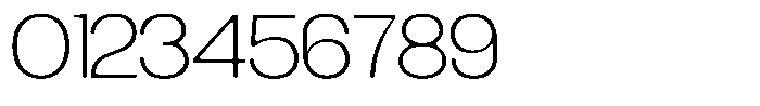 Degitan Soft Extra Light Semi Expanded Font OTHER CHARS