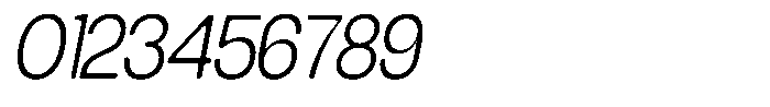 Degitan Soft Light Condensed Italic Font OTHER CHARS