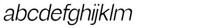 Degitan Soft Light Condensed Italic FONT