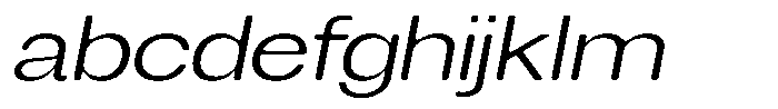 Degitan Soft Light Expanded Italic FONT