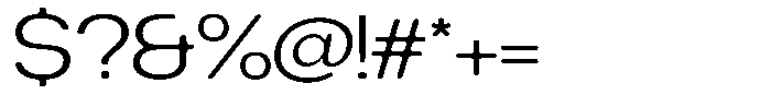 Degitan Soft Light Expanded Font OTHER CHARS