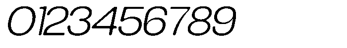 Degitan Soft Light Semi Expanded Italic Font OTHER CHARS