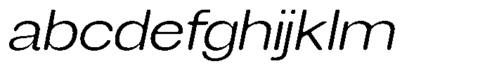 Degitan Soft Light Semi Expanded Italic FONT