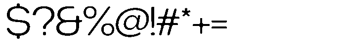 Degitan Soft Light Semi Expanded Font OTHER CHARS