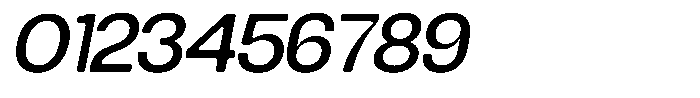 Degitan Soft Medium Semi Condensed Italic Font OTHER CHARS