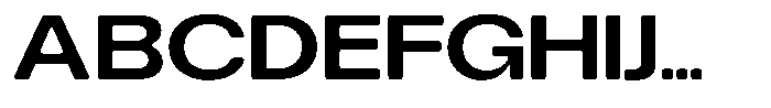Degitan Soft Semi Bold Expanded Font UPPERCASE