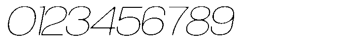 Degitan Soft Thin Expanded Italic Font OTHER CHARS