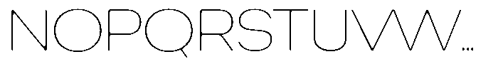 Degitan Soft Thin Expanded Font UPPERCASE