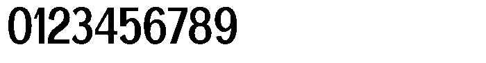Degora Bold Condensed Font OTHER CHARS
