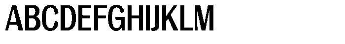 Degora Bold Condensed Font UPPERCASE