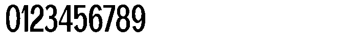 Degora Bold Extra Condensed Font OTHER CHARS