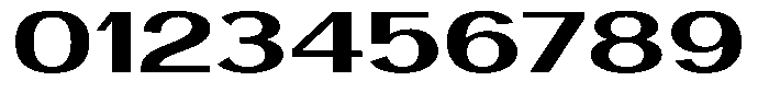 Degora Bold Extra Expanded Font OTHER CHARS