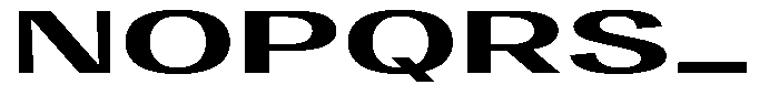 Degora Bold Ultra Expanded Font UPPERCASE