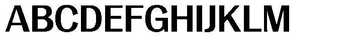 Degora Bold Font UPPERCASE