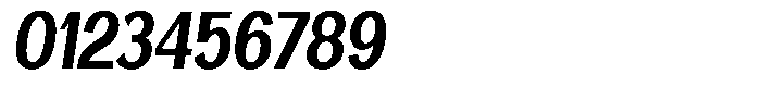 Degora Extra Bold Condensed Slant Font OTHER CHARS