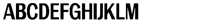 Degora Extra Bold Condensed Font UPPERCASE