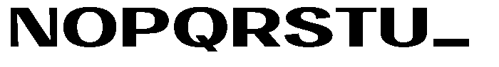Degora Extra Bold Extra Expanded Font UPPERCASE