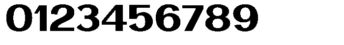 Degora Extra Bold Semi Expanded Font OTHER CHARS