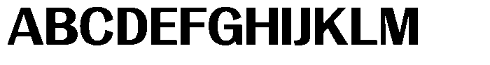 Degora Extra Bold Font UPPERCASE