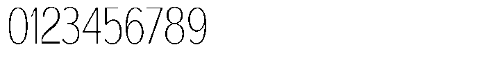 Degora Extra Light Condensed Font OTHER CHARS