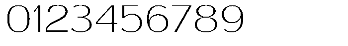 Degora Extra Light Expanded Font OTHER CHARS