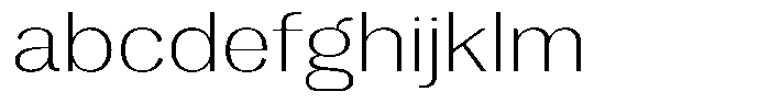 Degora Extra Light Expanded FONT