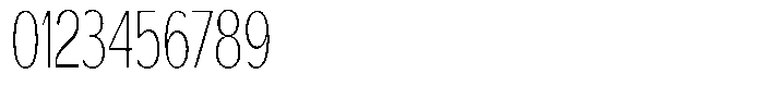 Degora Extra Light Extra Condensed Font OTHER CHARS
