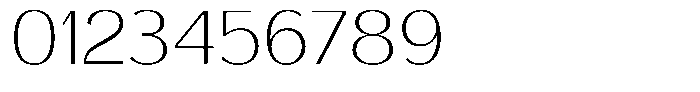 Degora Extra Light Semi Expanded Font OTHER CHARS