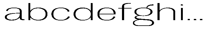 Degora Extra Light Ultra Expanded FONT