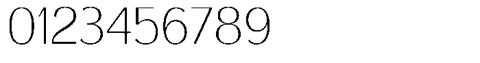 Degora Extra Light Font OTHER CHARS
