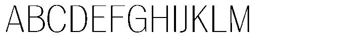 Degora Extra Light Font UPPERCASE