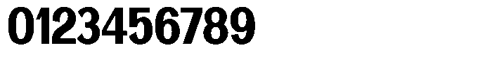 Degora Heavy Condensed Font OTHER CHARS