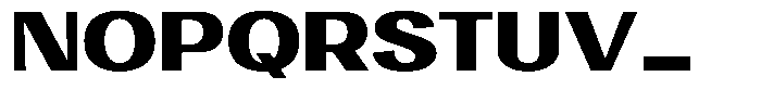 Degora Heavy Expanded Font UPPERCASE