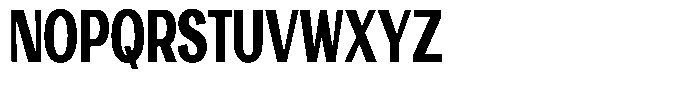 Degora Heavy Extra Condensed Font UPPERCASE