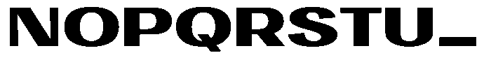 Degora Heavy Extra Expanded Font UPPERCASE