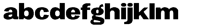 Degora Heavy Semi Expanded FONT