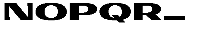 Degora Heavy Ultra Expanded Font UPPERCASE
