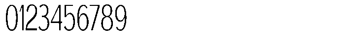 Degora Light Extra Condensed Font OTHER CHARS