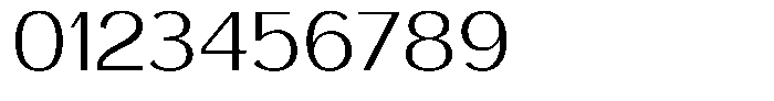 Degora Light Semi Expanded Font OTHER CHARS