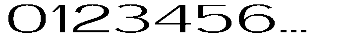 Degora Light Ultra Expanded Font OTHER CHARS