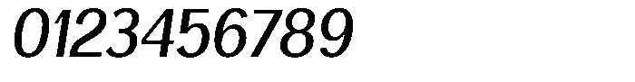 Degora Medium Semi Condensed Slant Font OTHER CHARS