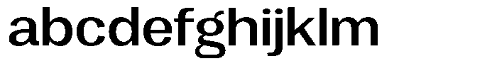 Degora Medium Semi Expanded FONT