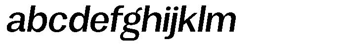 Degora Medium Slant FONT