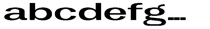 Degora Medium Ultra Expanded FONT