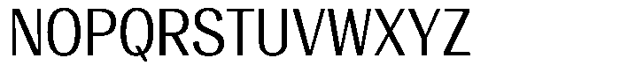 Degora Semi Condensed Font UPPERCASE