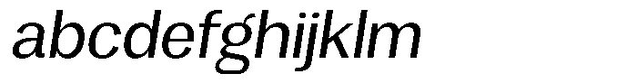 Degora Slant FONT