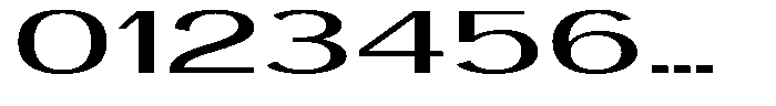 Degora Ultra Expanded Font OTHER CHARS