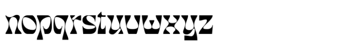 Degres Dizzy Font LOWERCASE